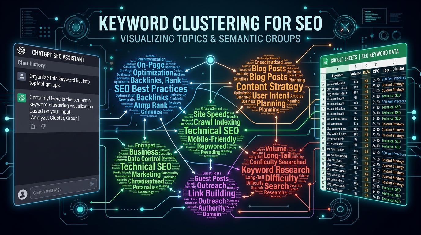 How to Cluster Keywords with ChatGPT & Google Sheets
