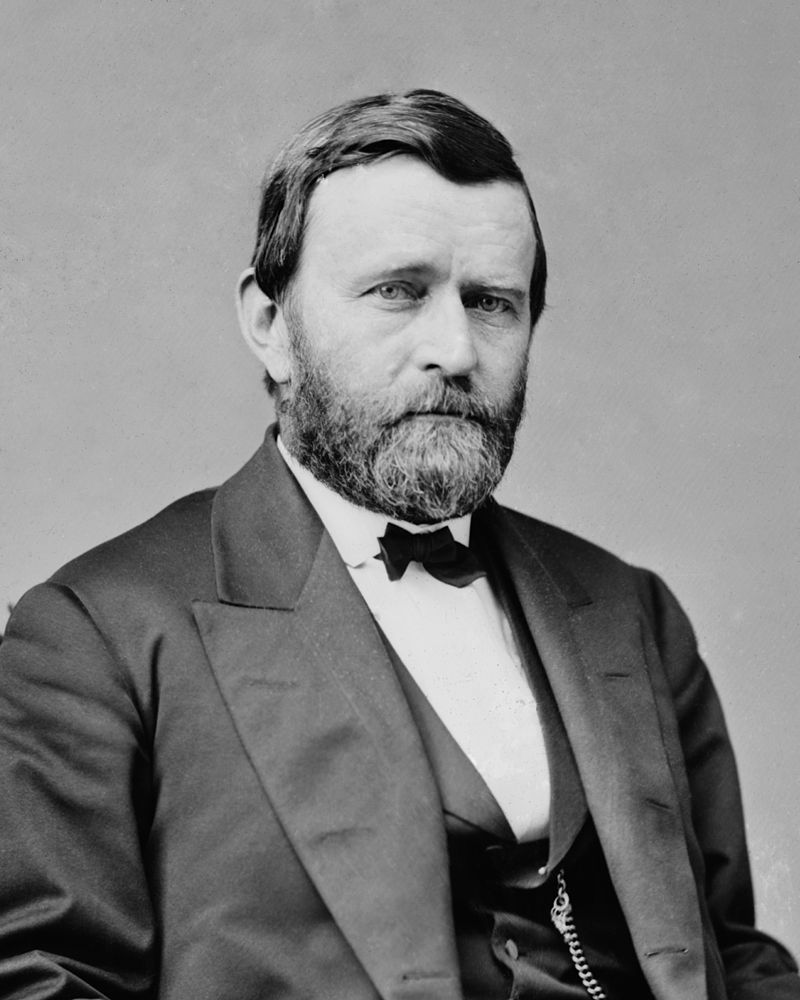 Portrait photograph of US President Ulysses S. Grant